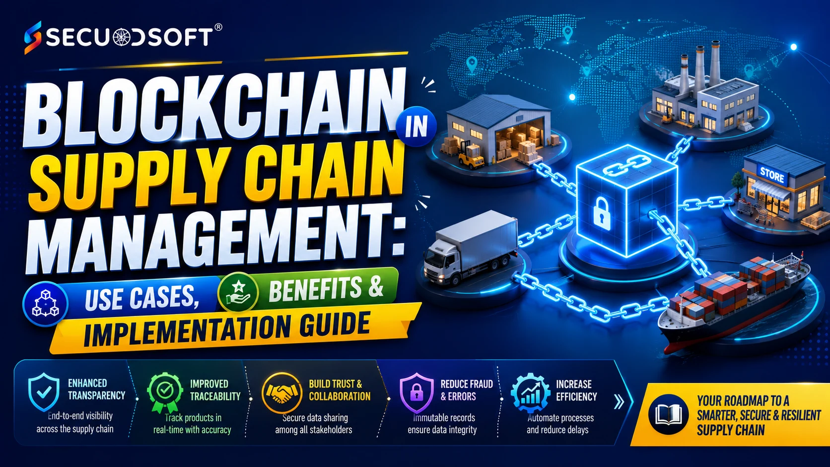 Blockchain in Supply Chain Management: Use Cases, Benefits & Implementation Guide