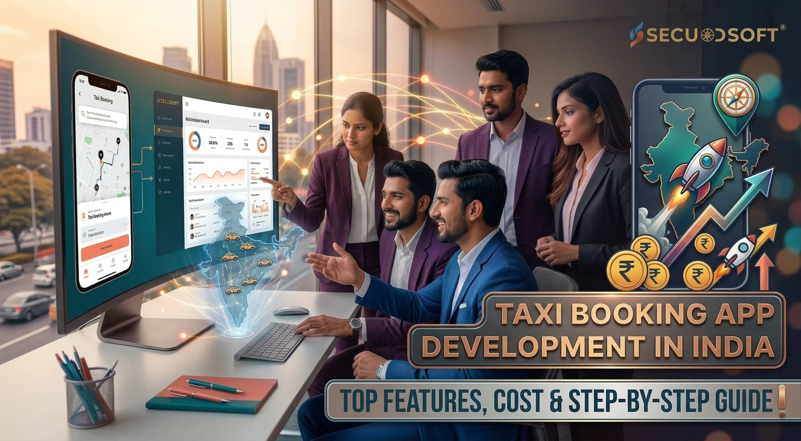 taxi booking app development in india
